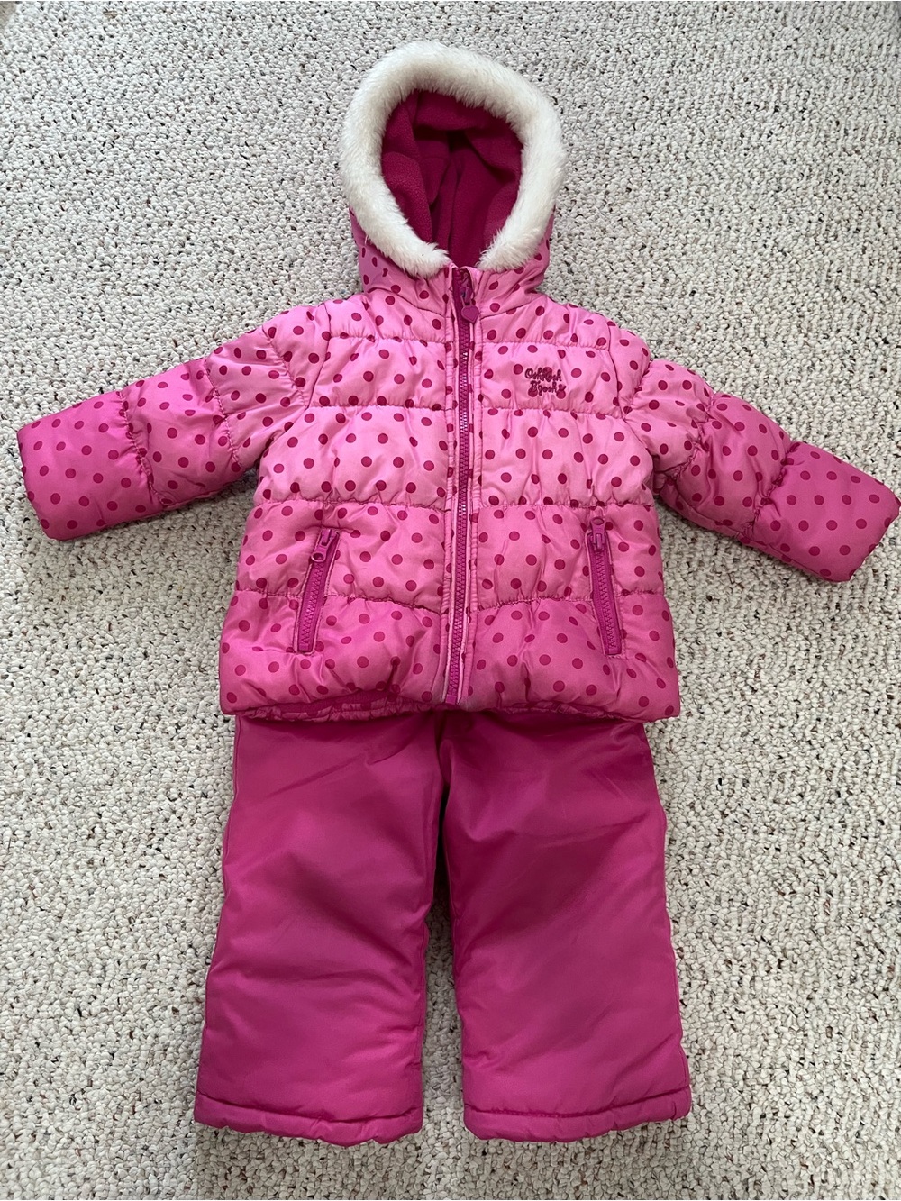 OshKosh Polka Dot Snowsuit